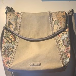 Crossbody Sakroots purse (floral pattern)